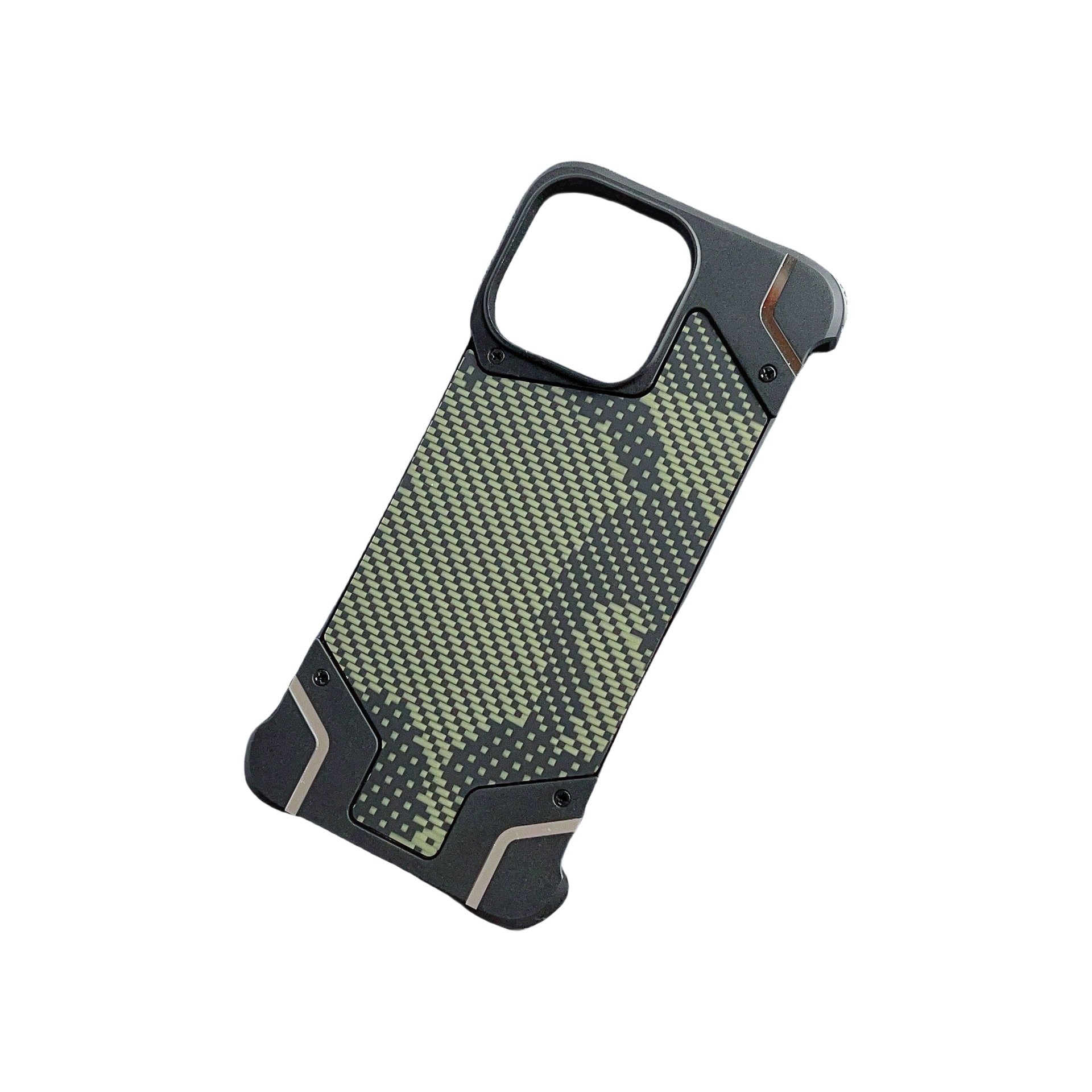 Camouflage Carbon Fiber Pattern Borderless Armor S25U Magnetic Drop-resistant Sheath
