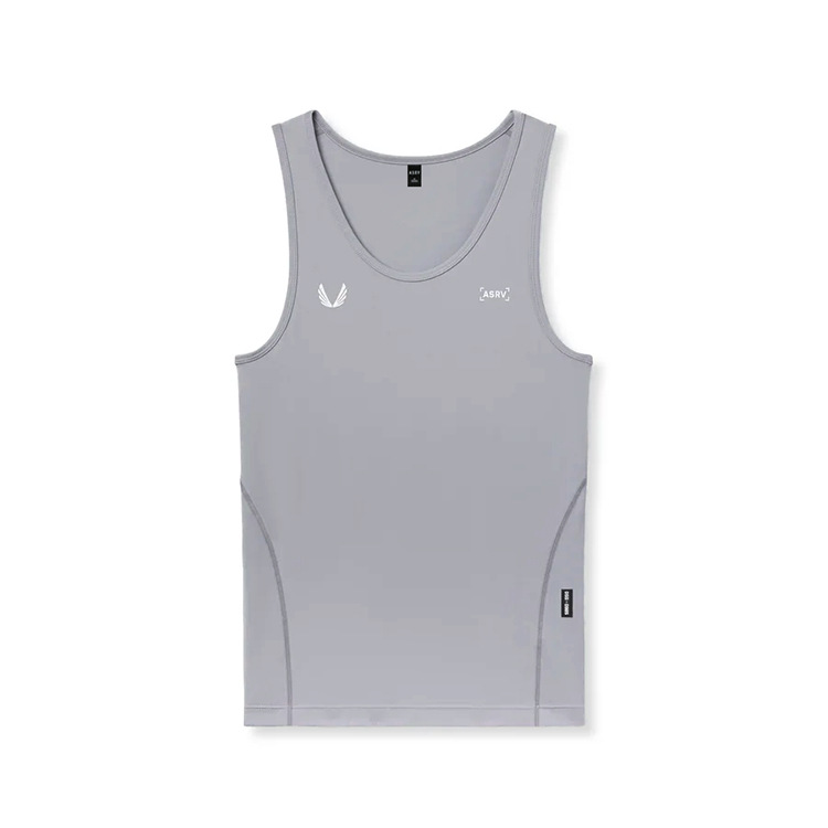 Summer American-style Youth Milk Silk Sports Mens Quick-Dry, High-Stretch Sleeveless Tank Top
