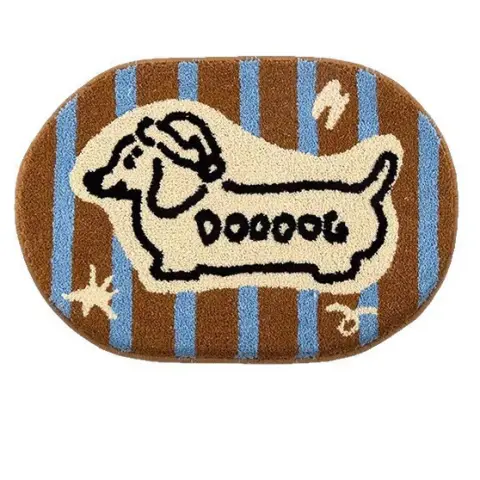 American-style Cartoon Absorbent Non-slip Doormat
