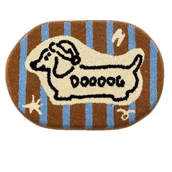 American-style Cartoon Absorbent Non-slip Doormat