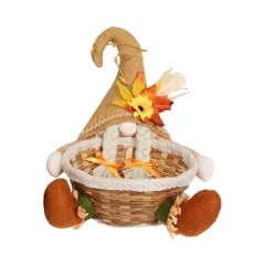Maple Leaf Candy Basket Ornaments Doll - Women'S - View 1