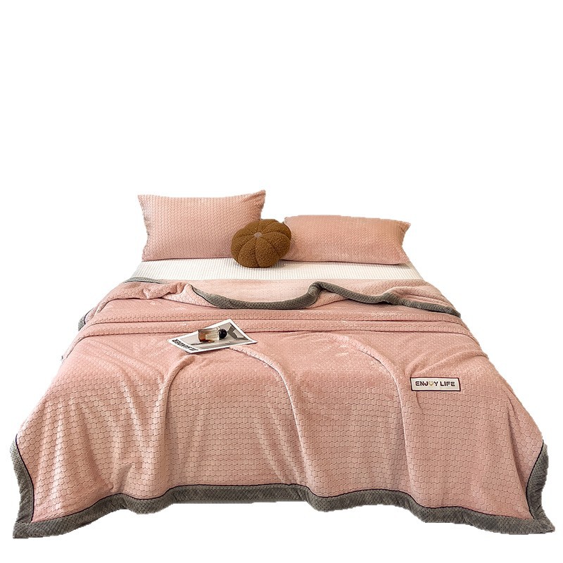Class A Light-luxury Thickened Sofa Throw Milk-velvet Fleece Blanket