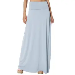 Women's Home Casual High Waist Hip Skirt - Azure - View 1