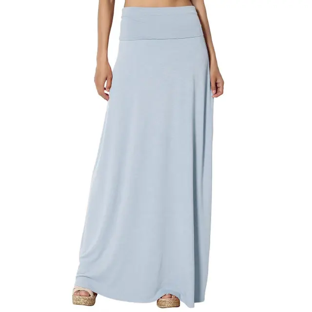 Women's Home Casual High Waist Hip Skirt Azure - Shop at LoveMi