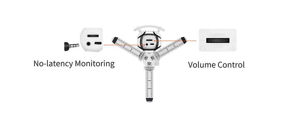 Title 1, Desktop Microphone Game Recording Monitor Conde...