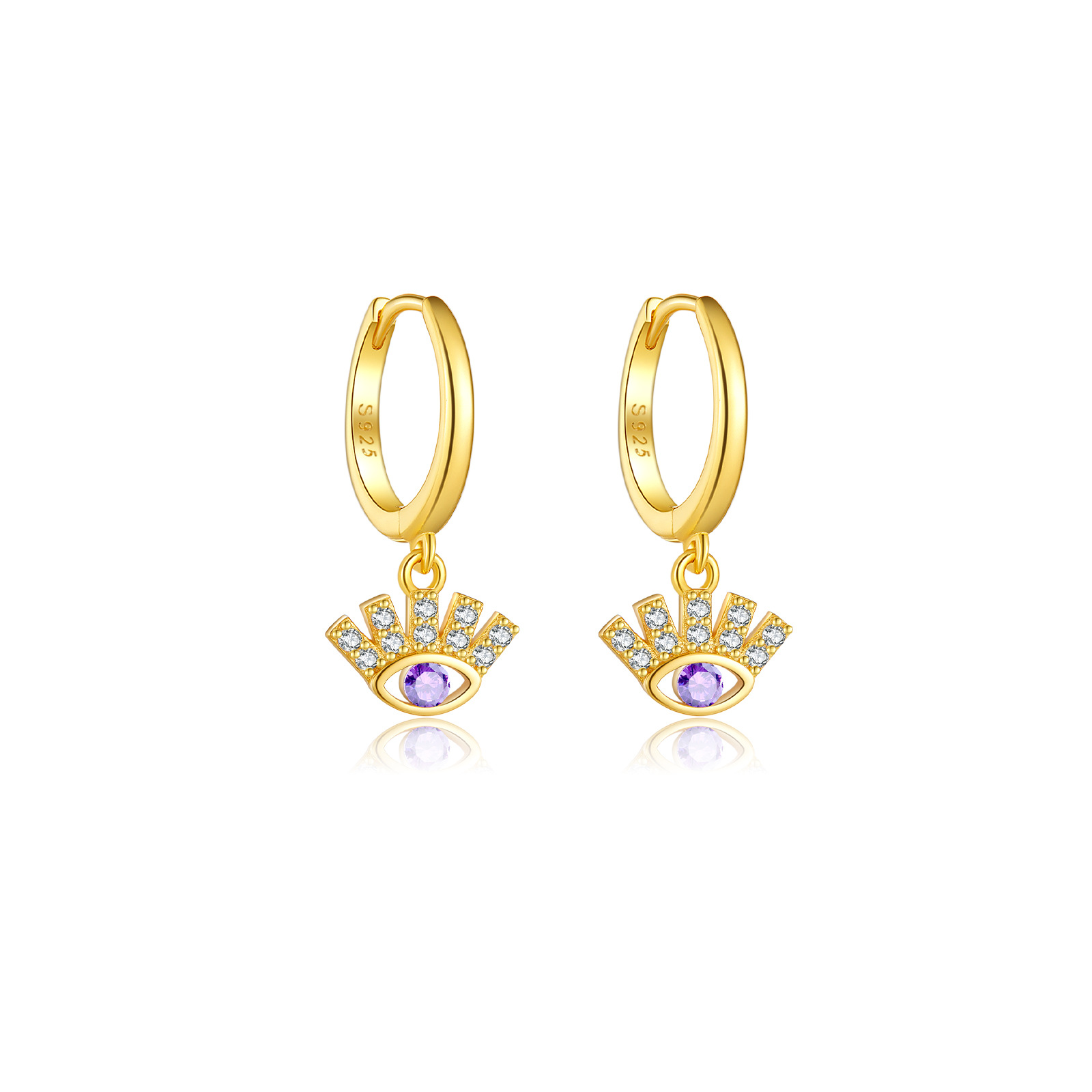 Personality Devil Eye Drop Earrings