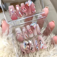Sweet Peach Rum Advanced White Wear Nail Tip Customization - Light Pink - View 1