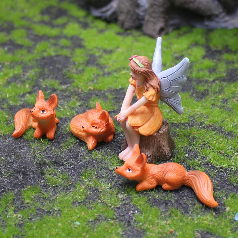 Flower Fairy Ornament Set of 4, picture 3 of 6