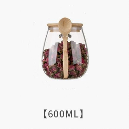 Large Capacity Transparent Glass Grains Snack Storage Sealed Cans - Image 13