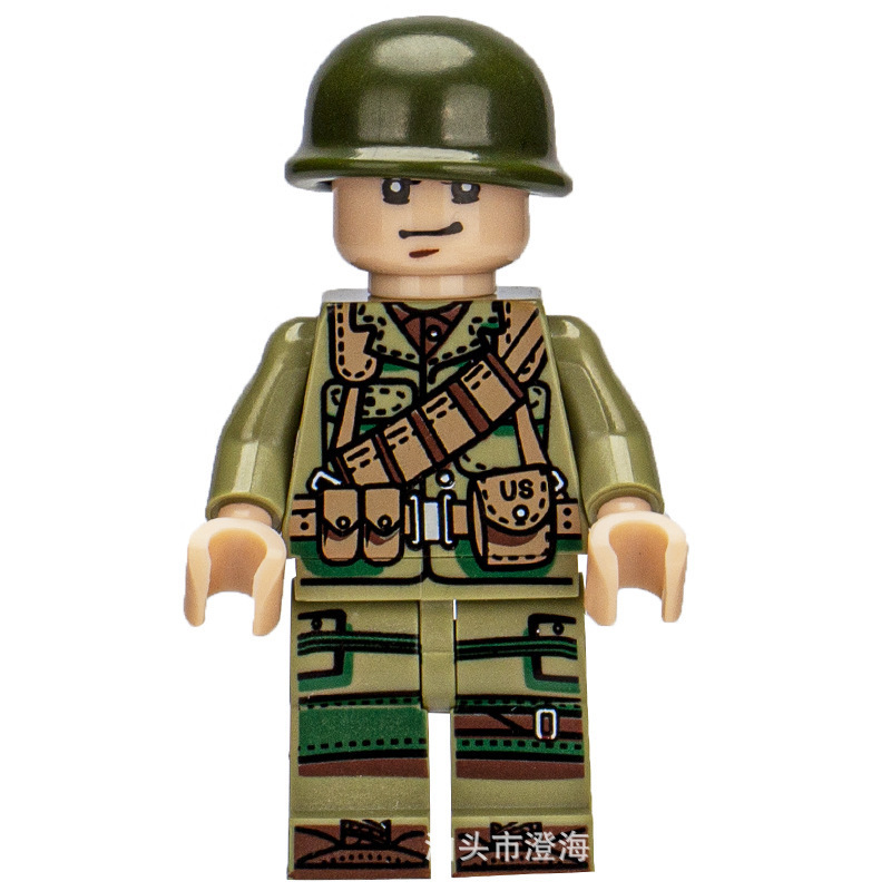 Cross-border Military Building Blocks WWII  Set