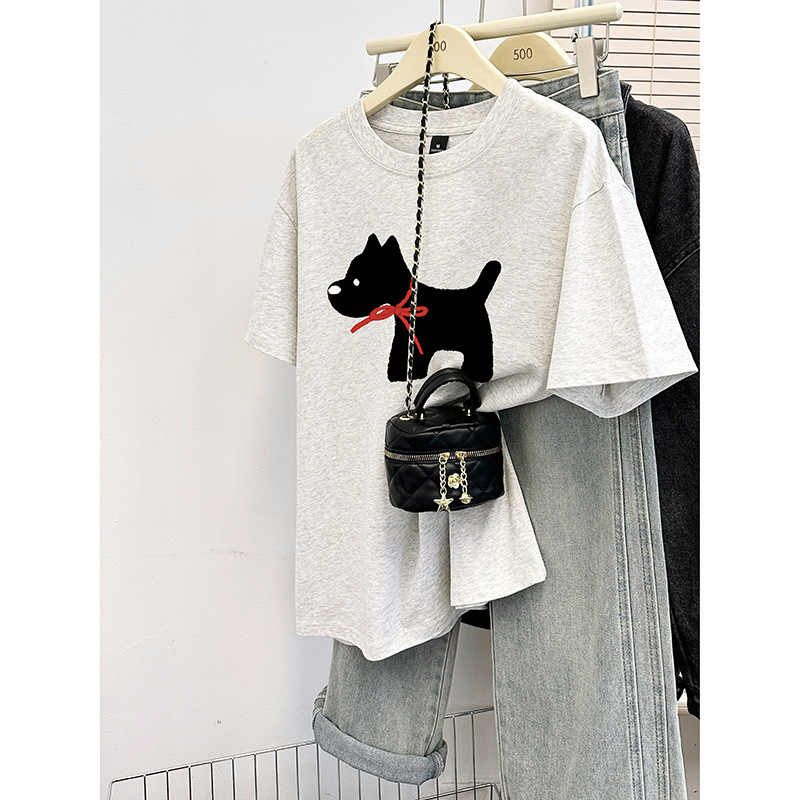 Loose Fashion Printed Half Sleeve Top