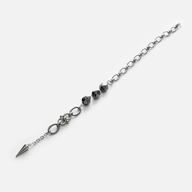 Sharp Cone Splicing Chinese Stone Tail Chain