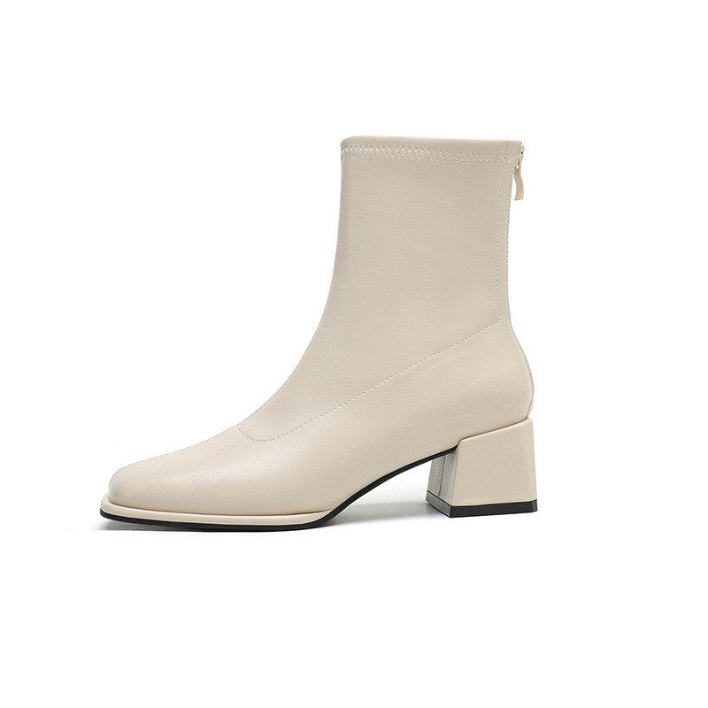 Microfiber Heeled Ankle Boots, picture 5 of 5