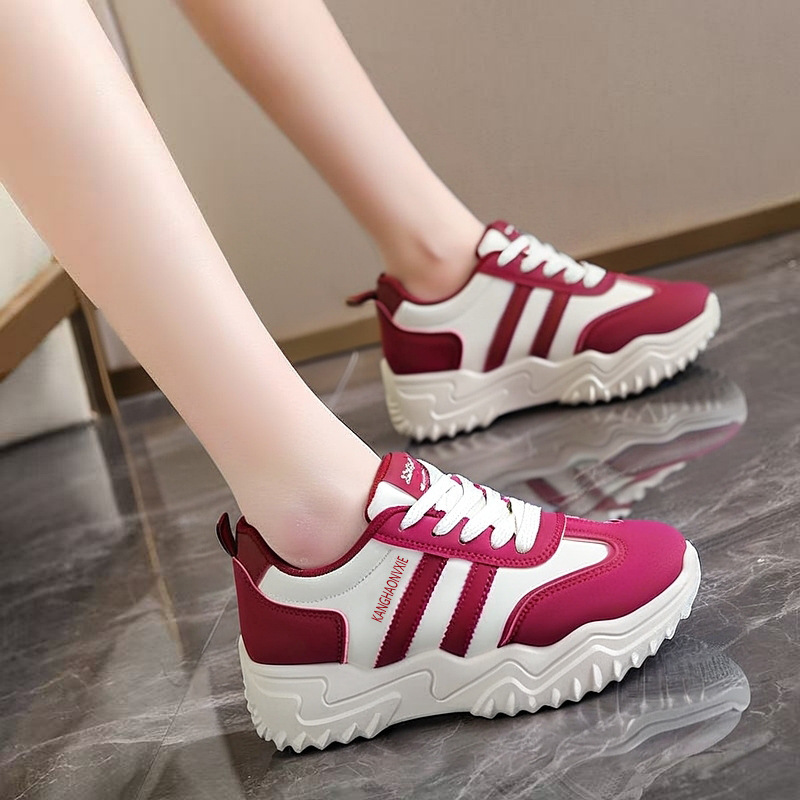 Platform Travel Dad Shoes Mesh Stripes