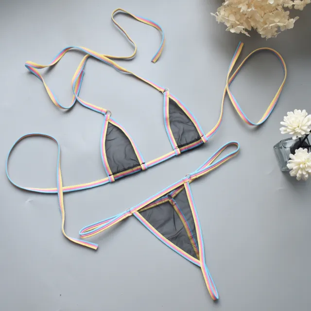 Simple Super Mini Bikini Girl T back Sexy Black - Shop at LoveMi