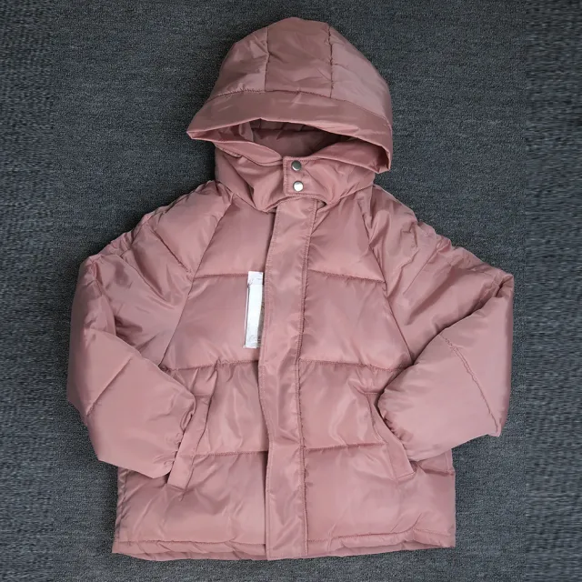 Hooded Winter Bread Coat Cotton Coat Pink - Shop at LoveMi