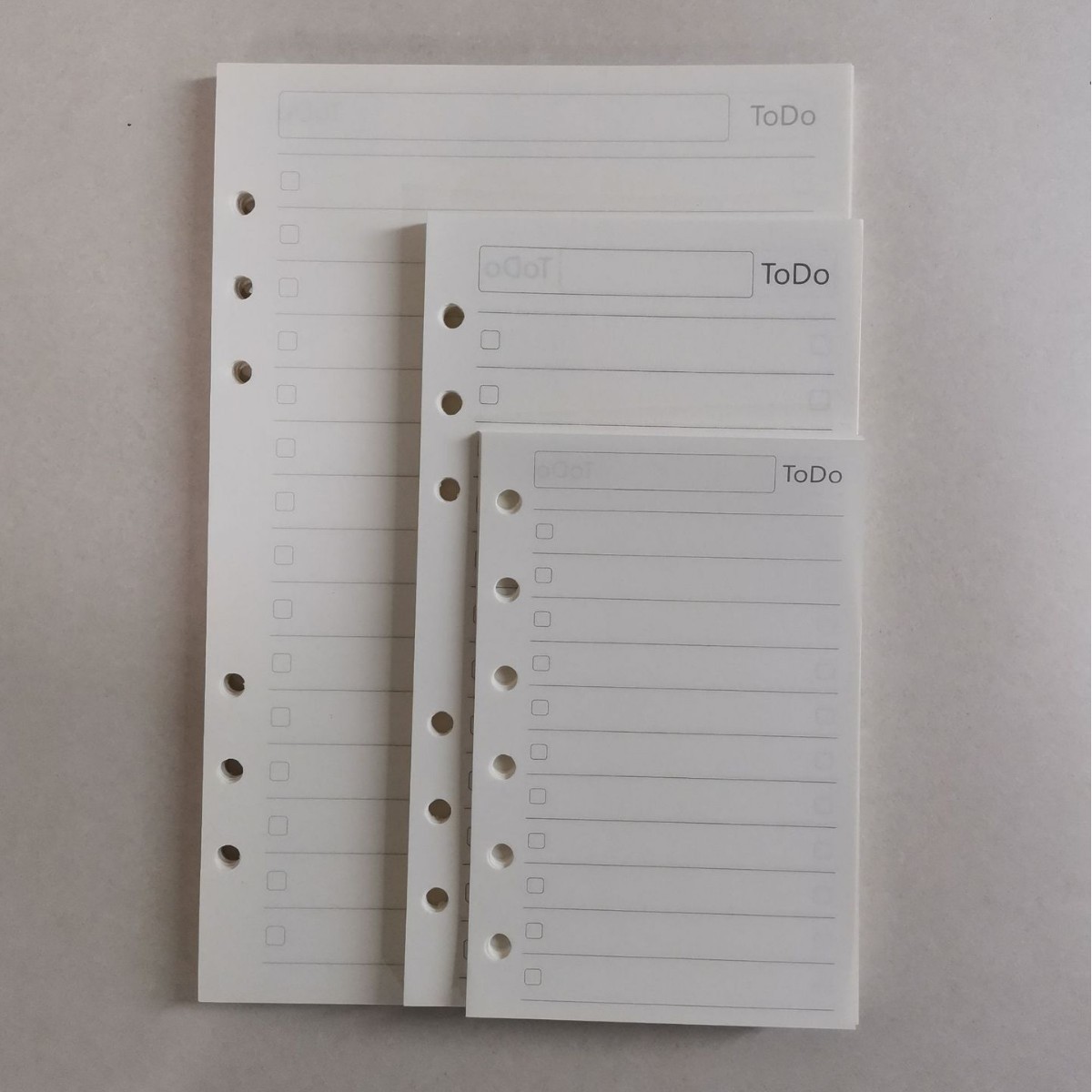A5 Ivory White Lined Grid Notebook Refill 9
