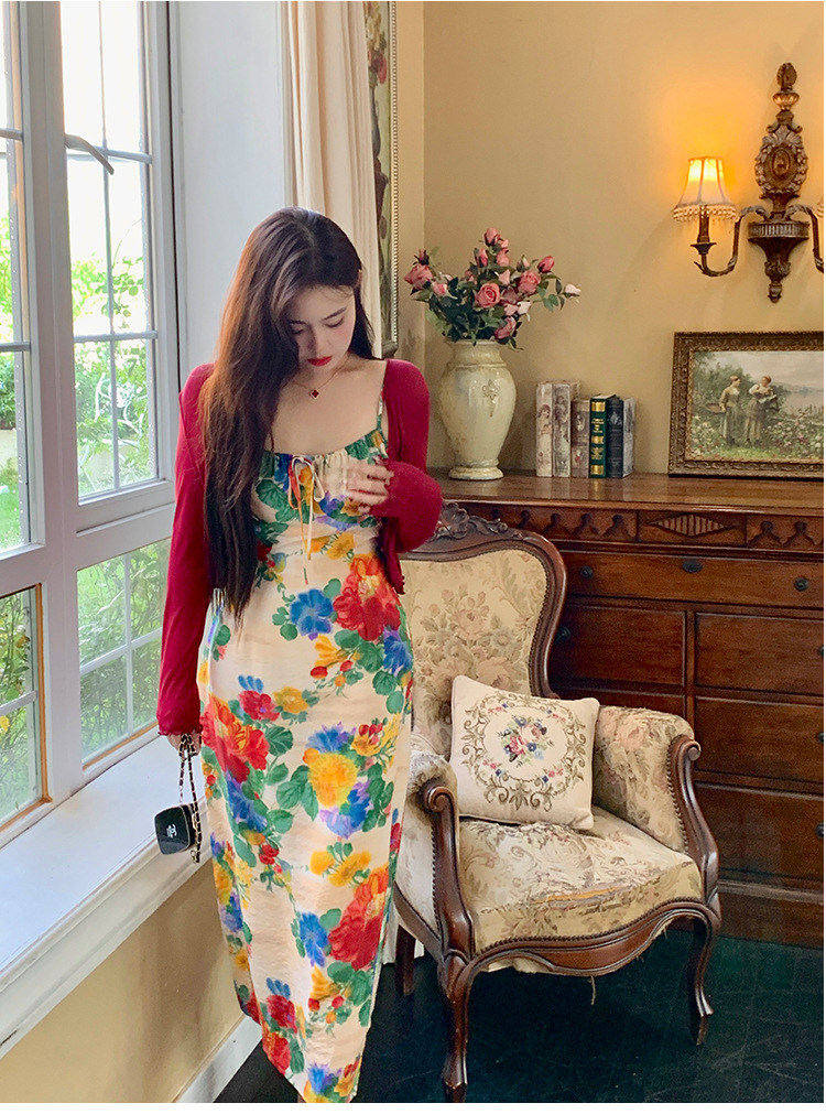 Ladies Fashion Personalized Floral Elegant Dress