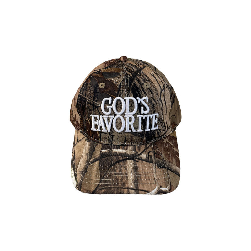 Niche Retro Camouflage Baseball Cap Super Cool And Three-dimensional