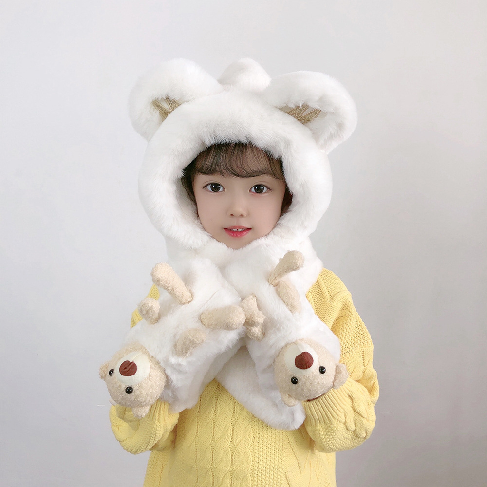 Large M Pocket Bear White