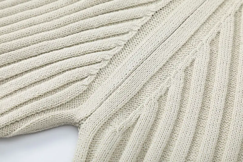 Men's And Women's Vintage Fashion Thread Fitted Knitted T-shirt
