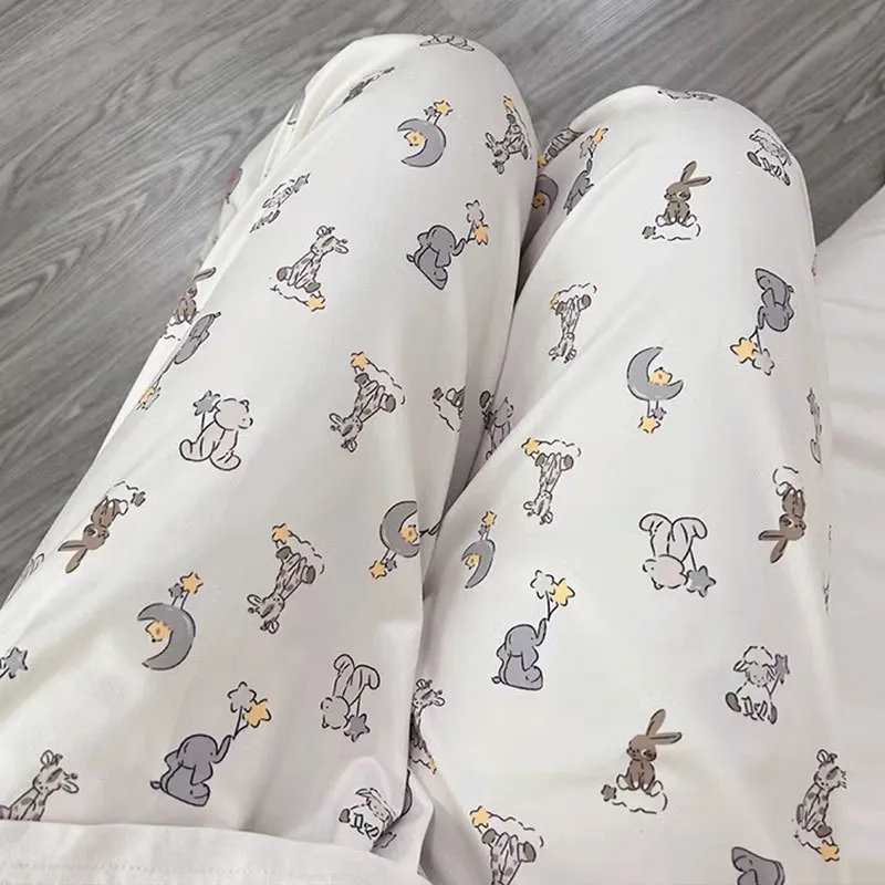 Cartoon Japanese Pajama Pants Student Female Anti-mosquito Cute Dormitory Leisure - Animal Party