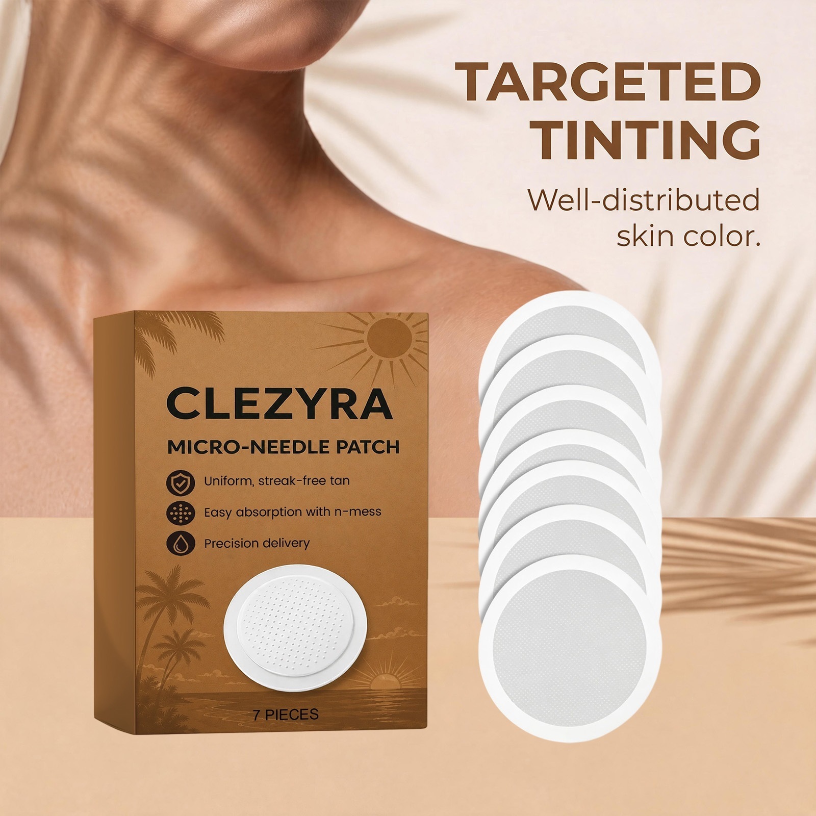 Microneedle Tanning Patch