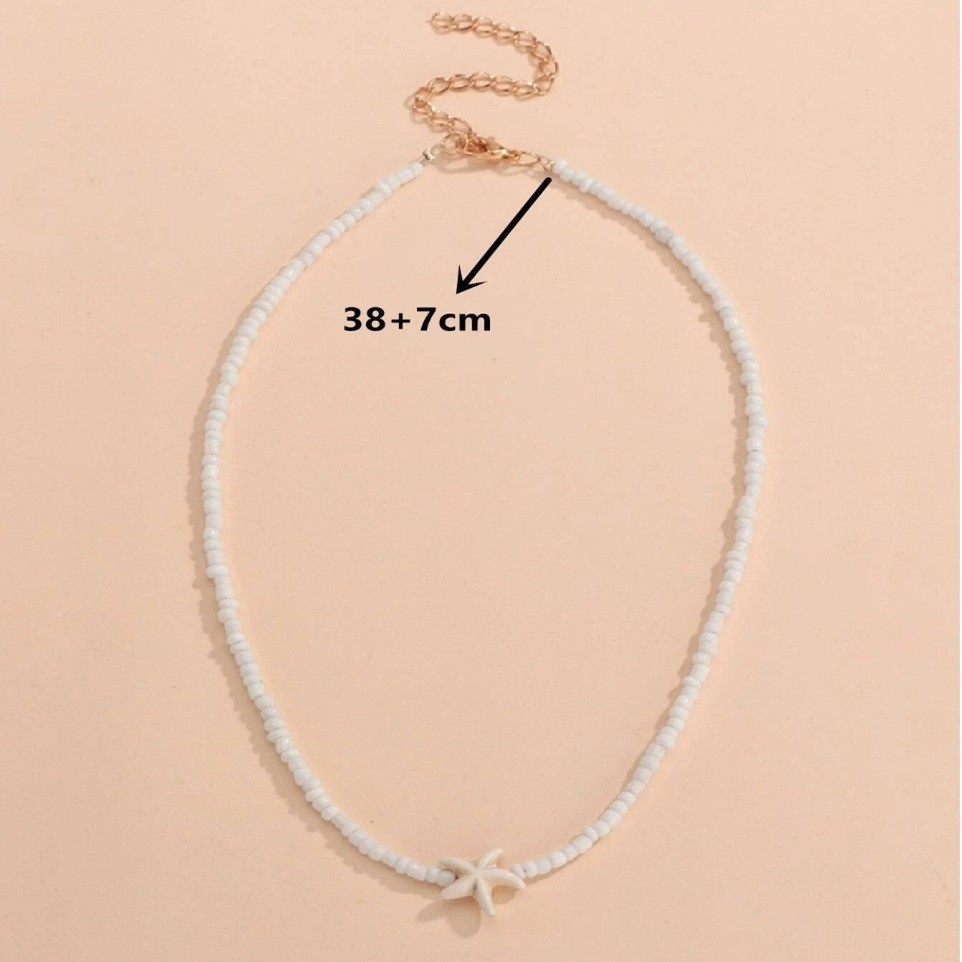 Handmade Beaded Couple Bohemian Bead Necklace