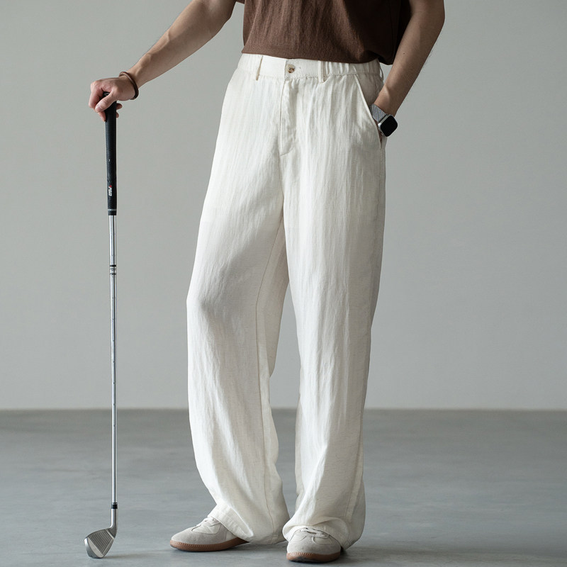 Breathable Textured Casual Pants For Men