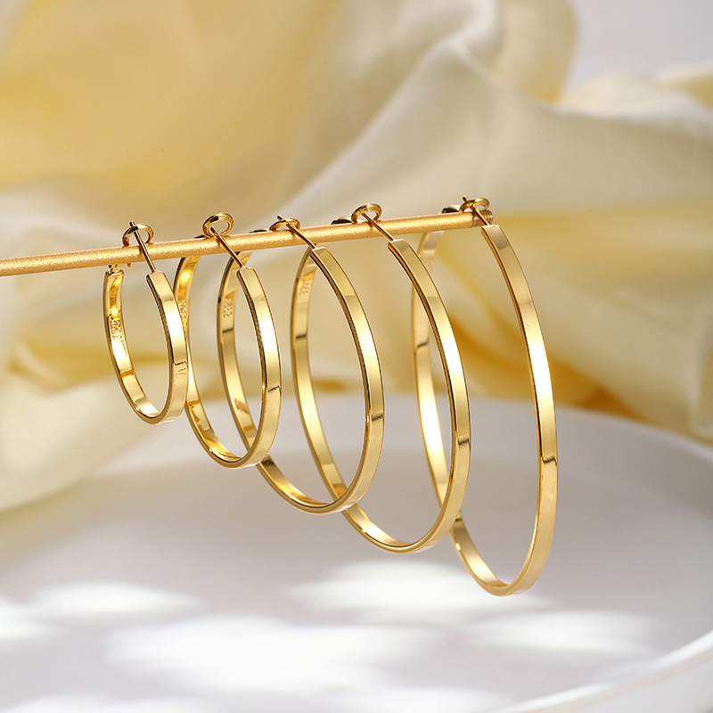 Simple And Light Luxury 14K Earrings