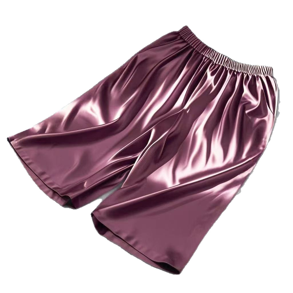 Thin Loose-fit Plus-size Home And Casual Comfortable Summer Solid Color