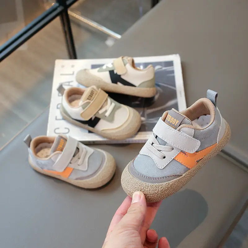 Boys And Girls Velcro-fastening Non-slip Sneakers