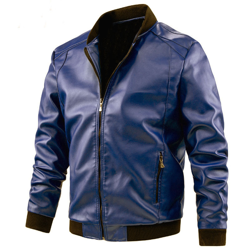 Men's Spring And Autumn Korean Casual Leather Jacket