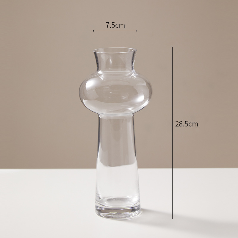 Glass Vase, Willow Leaf, picture 2 of 8