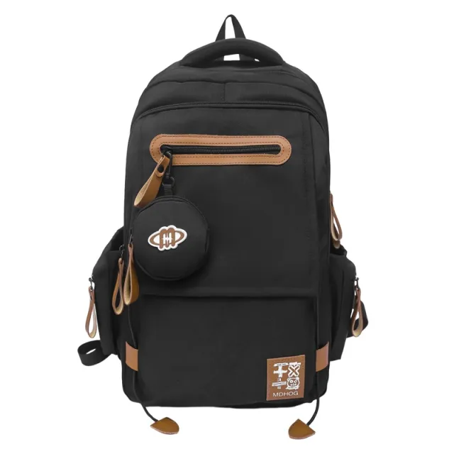 Japanese Large Capacity Leisure Travel Backpack Black - Shop at LoveMi
