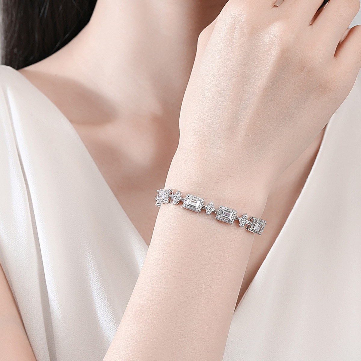 Adjustable Niche Normcore Bag Zircon Women's Bracelet