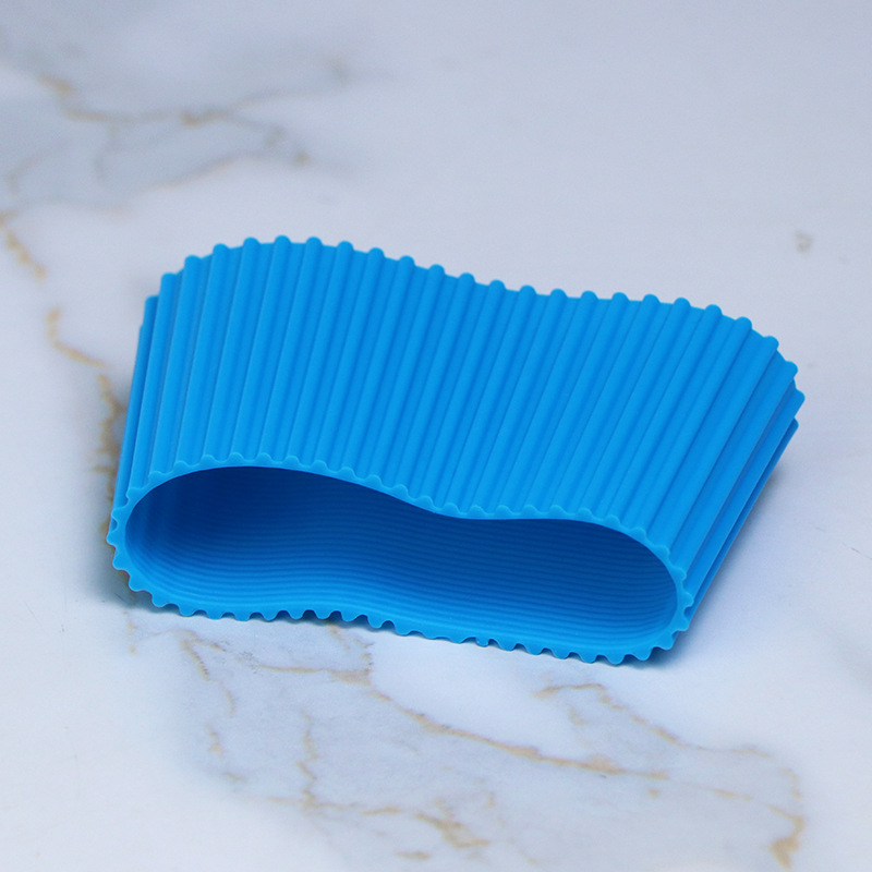 Thickened Silicone Heat Insulation Non-slip Cup Accessories Tapered Coaster Cover