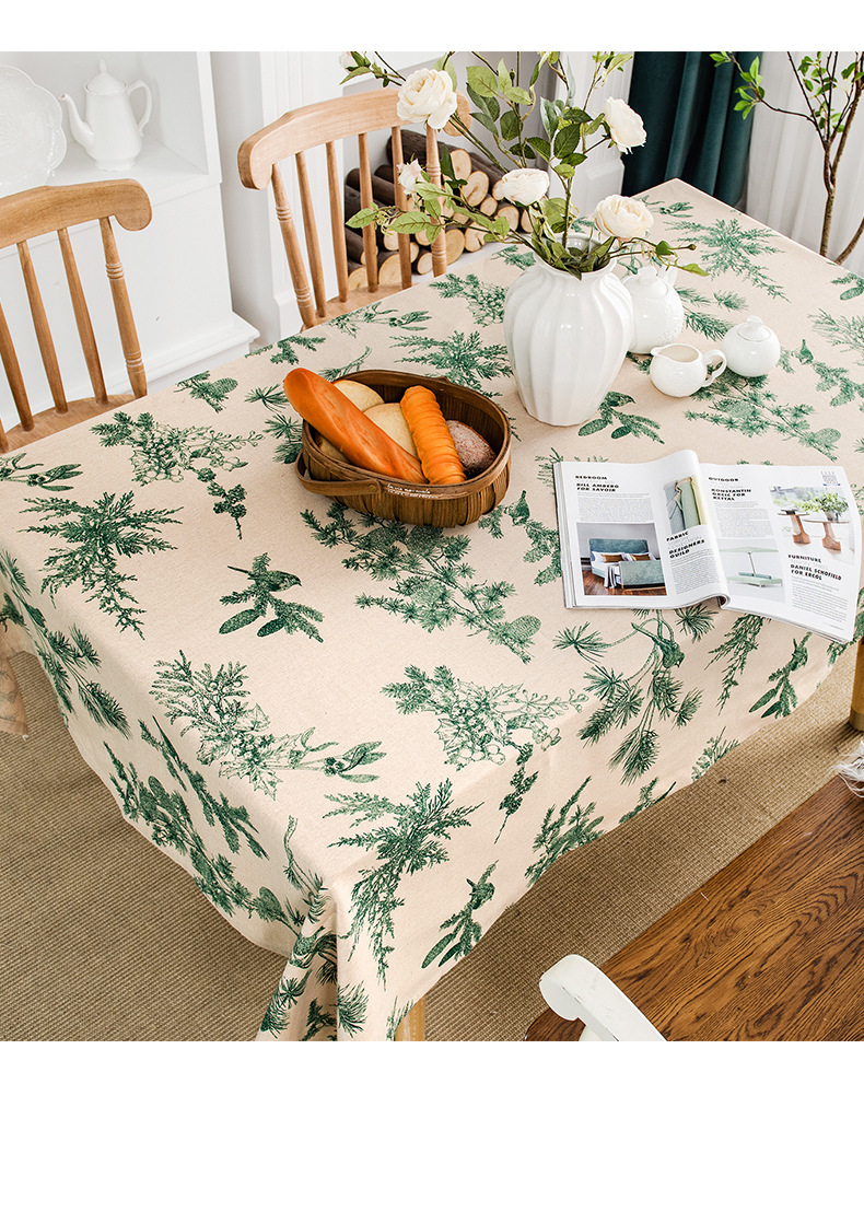 Title 9, French Pastoral Style Tablecloth Mild Luxury Re...