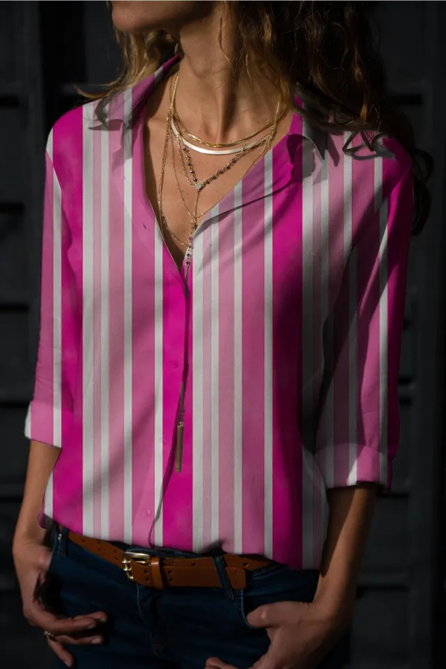 Fashion Digital Printing Long sleeved Shirt Love Nz2401212 M - Shop at LoveMi