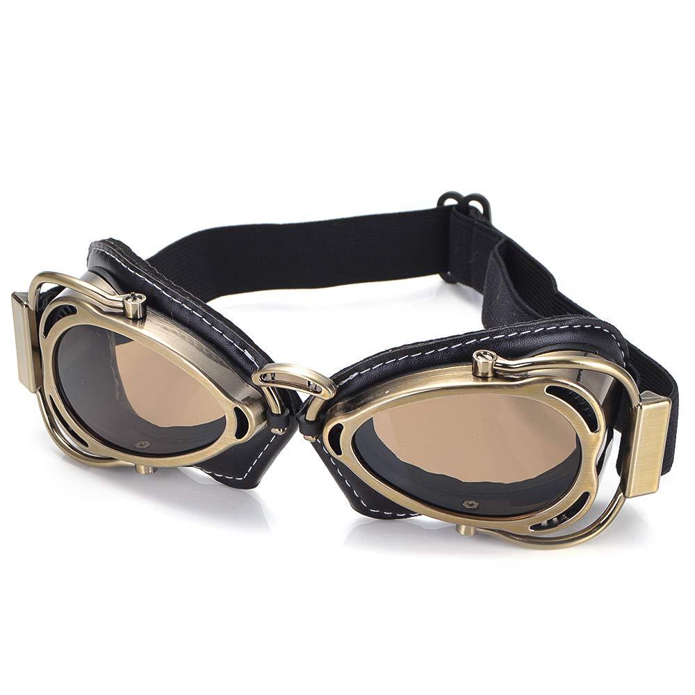 Motorcycle Wind-proof Glasses Motorcycle Pilot Hat Against Wind And Sand Harley Prince Helmet Reflective Retro Goggles