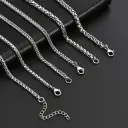 Titanium Steel Necklace Chain Does Not Fade view 1