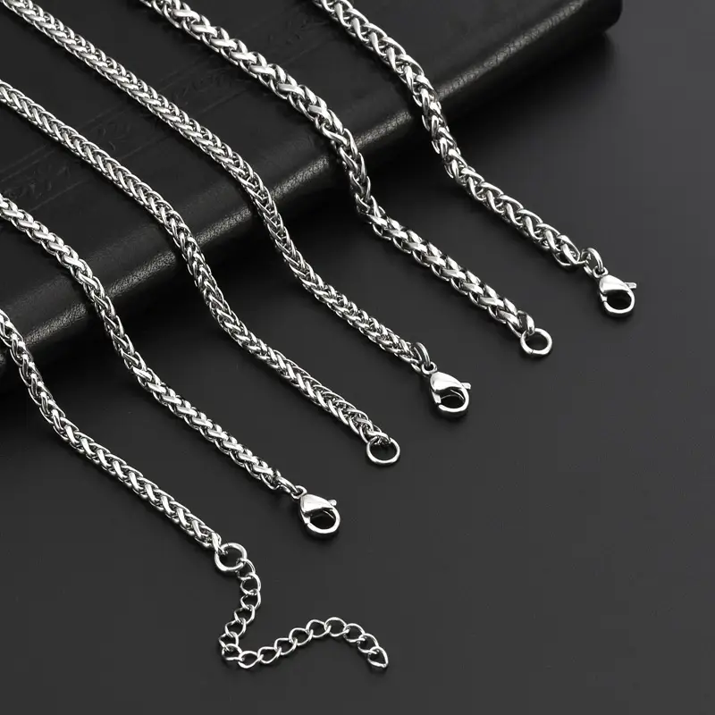 Titanium Steel Necklace Chain Does Not Fade