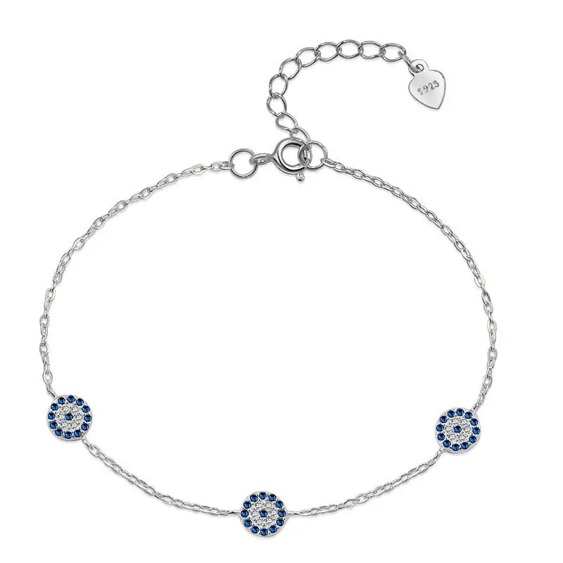S925 Sterling Silver Light Luxury Full Diamond Bracelet