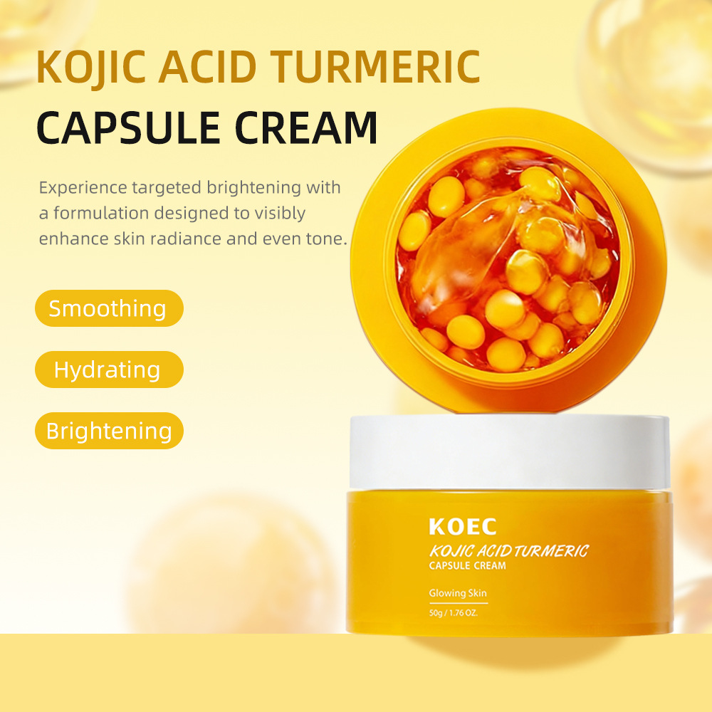 Kojic Acid Turmeric Capsule Face Cream