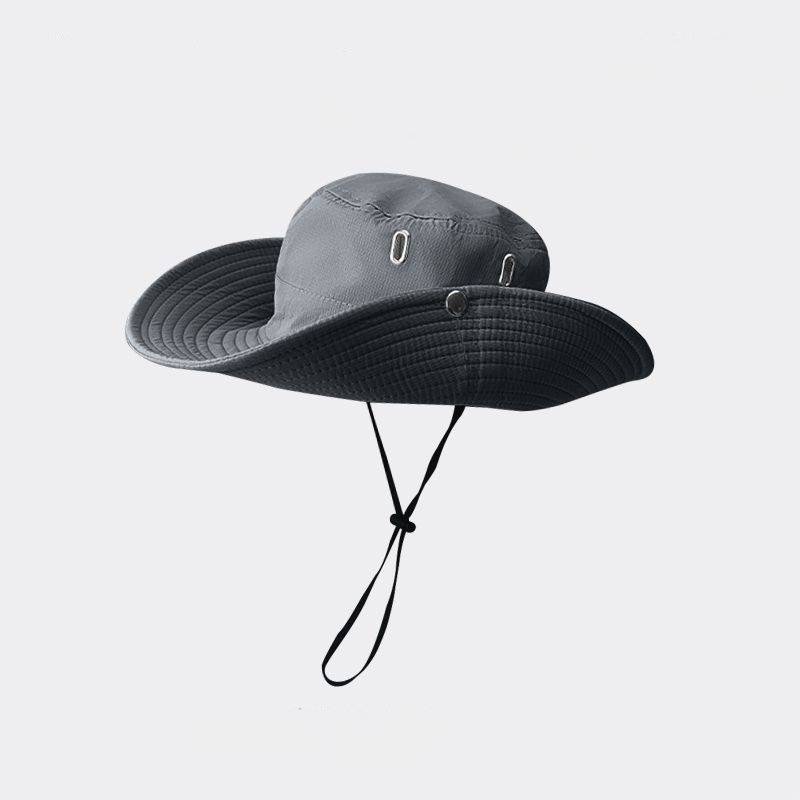 Large Brim Outdoor Gray