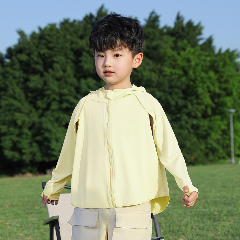 Lightweight Breathable UV-protective Loose-fitting Sun-protective Jacket For Boys — foto 4