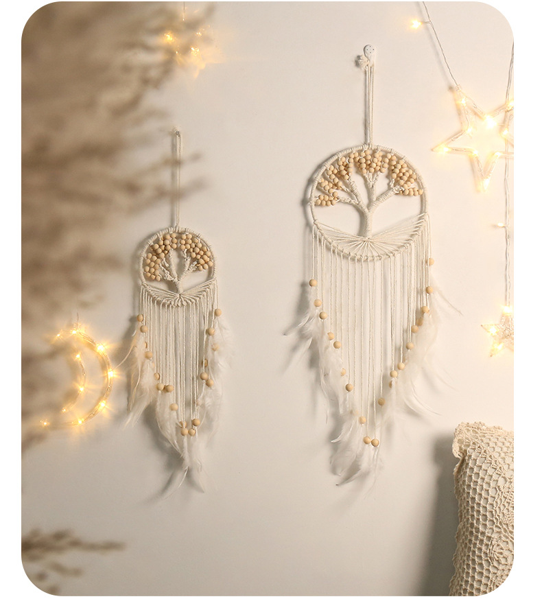 Beige Tree of Life Dream Catcher