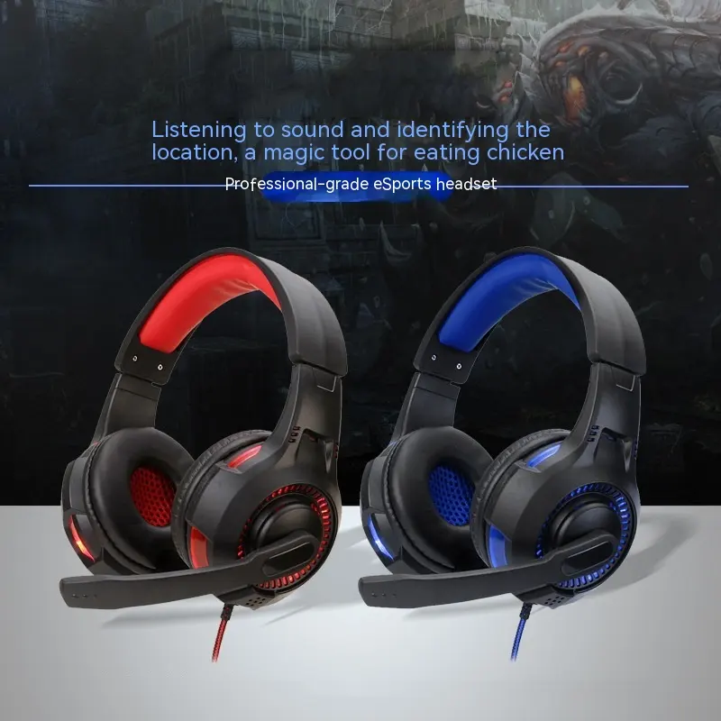 Light-emitting Head-mounted PS5 Gaming Headset