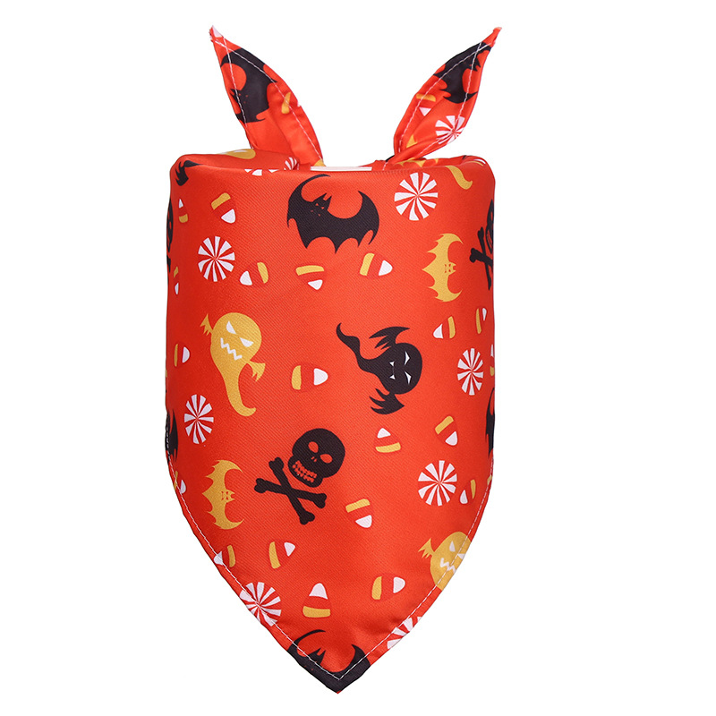 Title 11, Halloween Dog Saliva Towel Triangular Binder Pe...