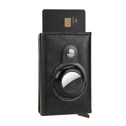 Multifunctional Card Holder Airtag Men's Short Wallet Air Tag